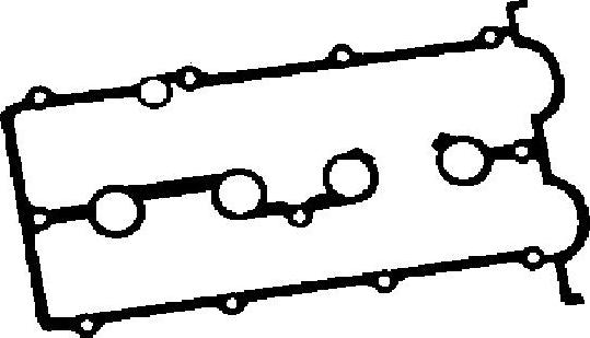 Corteco 440205P - Gasket, cylinder head cover autospares.lv