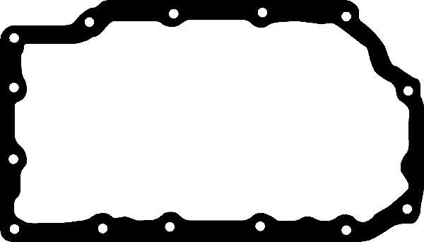 Corteco 423879P - Gasket, oil sump autospares.lv