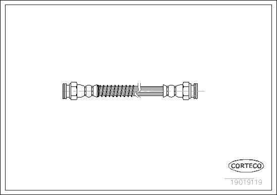 Corteco 19019119 - Brake Hose autospares.lv