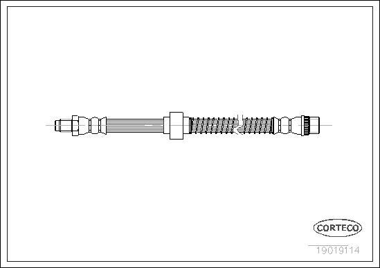 Corteco 19019114 - Brake Hose autospares.lv