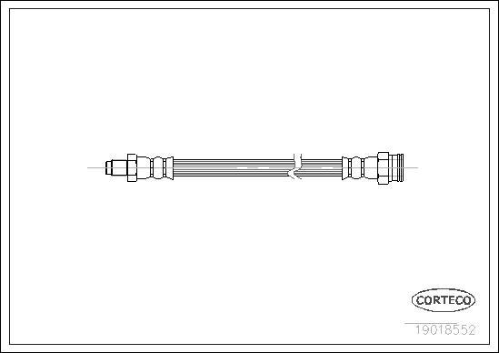 Corteco 19018552 - Brake Hose autospares.lv