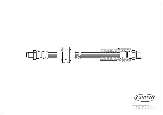 Corteco 19018517 - Brake Hose autospares.lv