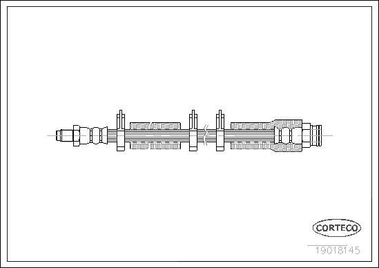 Corteco 19018145 - Brake Hose autospares.lv