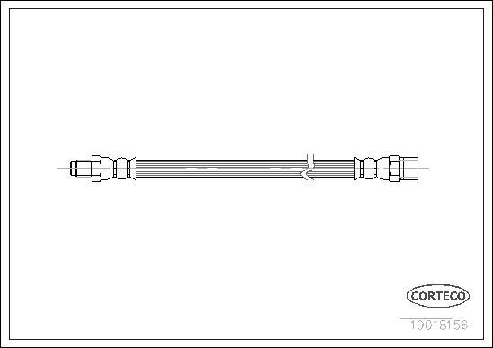 Corteco 19018156 - Brake Hose autospares.lv