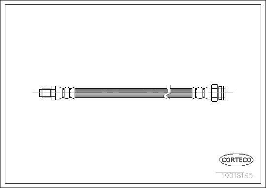 Corteco 19018165 - Brake Hose autospares.lv