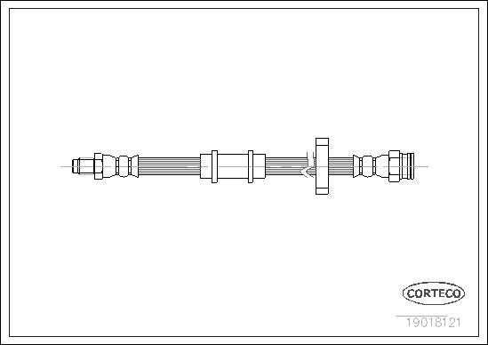 Corteco 19018121 - Brake Hose autospares.lv