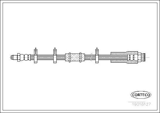 Corteco 19018127 - Brake Hose autospares.lv