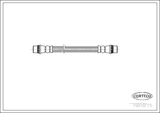 Corteco 19018175 - Brake Hose autospares.lv