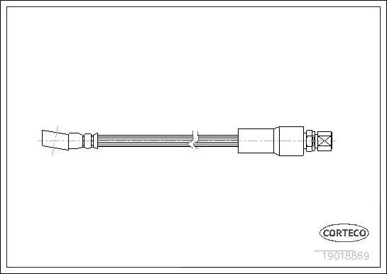 Corteco 19018869 - Brake Hose autospares.lv