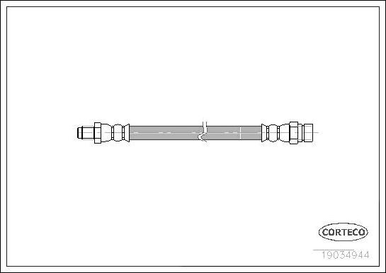 Corteco 19034944 - Brake Hose autospares.lv