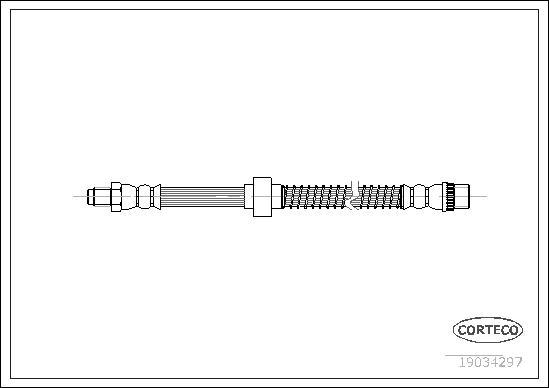 Corteco 19034297 - Brake Hose autospares.lv