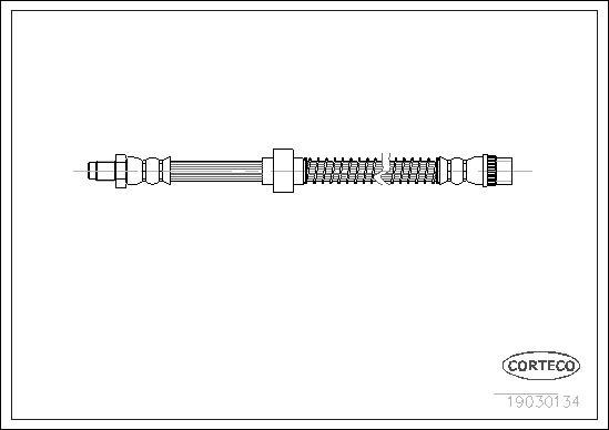 Corteco 19030134 - Brake Hose autospares.lv