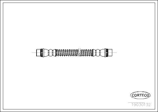 Corteco 19030132 - Brake Hose autospares.lv