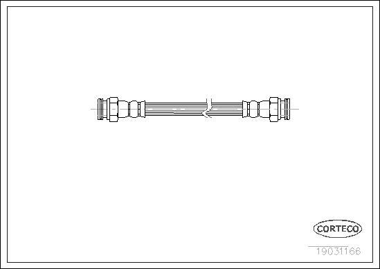 Corteco 19031166 - Brake Hose autospares.lv