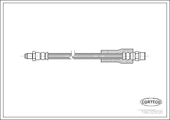 Corteco 19032656 - Brake Hose autospares.lv