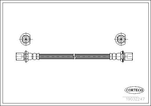 Corteco 19032247 - Brake Hose autospares.lv