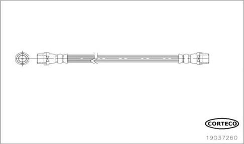 Corteco 19037260 - Brake Hose autospares.lv