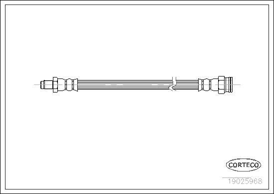 Corteco 19025968 - Brake Hose autospares.lv