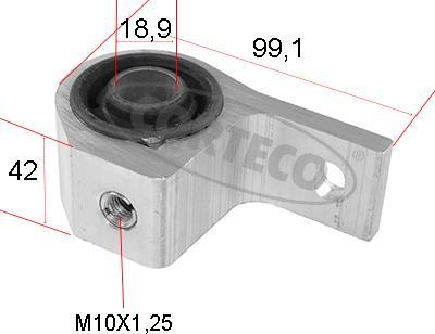 Corteco 80005452 - Bush of Control / Trailing Arm autospares.lv