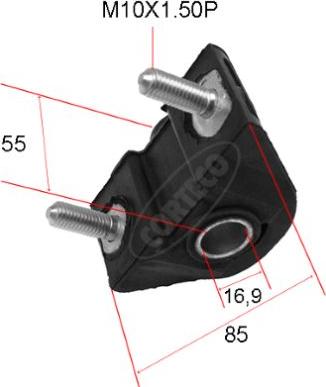 Corteco 80000955 - Bush of Control / Trailing Arm autospares.lv