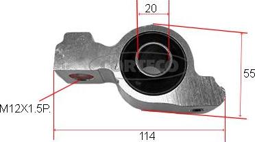 Corteco 80000089 - Bush of Control / Trailing Arm autospares.lv