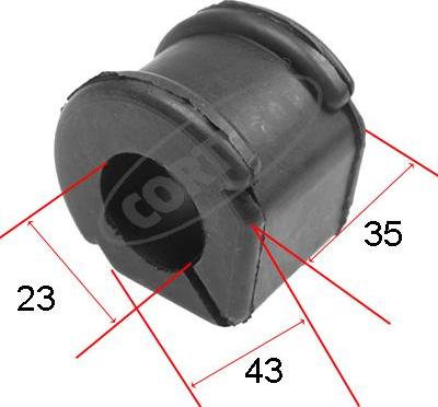 Corteco 80000133 - Bearing Bush, stabiliser autospares.lv