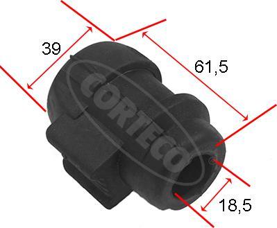 Corteco 80001465 - Bearing Bush, stabiliser autospares.lv