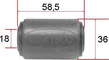 Corteco 21652450 - Bush of Control / Trailing Arm autospares.lv