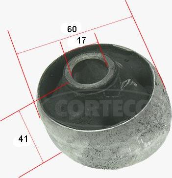 Corteco 21652141 - Bush of Control / Trailing Arm autospares.lv