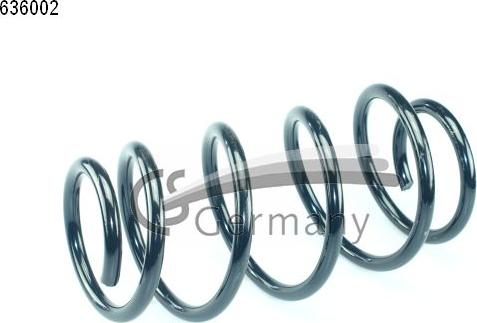 CS Germany 14.636.002 - Coil Spring autospares.lv