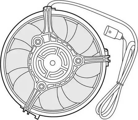 CTR 1209520 - Fan, radiator autospares.lv