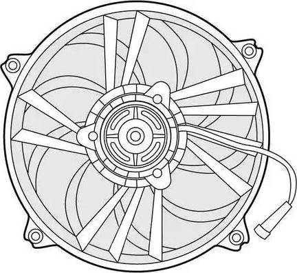 CTR 1209642 - Fan, radiator autospares.lv