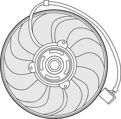 CTR 1209647 - Fan, radiator autospares.lv