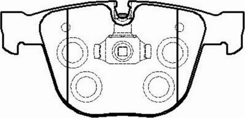 CTR CKB-23 - Brake Pad Set, disc brake autospares.lv