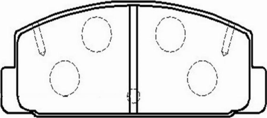 CTR CKMZ-49 - Brake Pad Set, disc brake autospares.lv