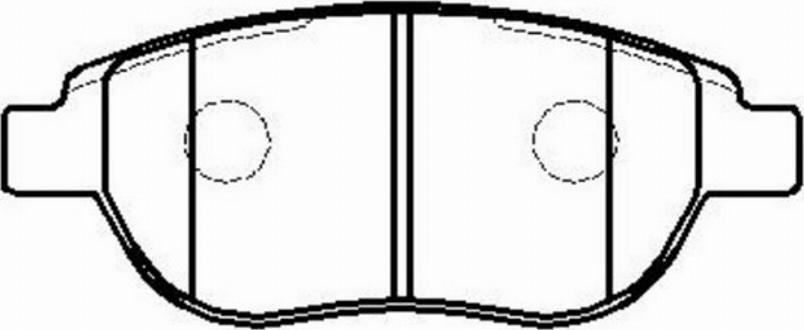 CTR CKPU-36 - Brake Pad Set, disc brake autospares.lv