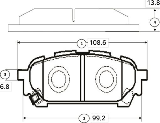 CTR GK0992 - Brake Pad Set, disc brake autospares.lv