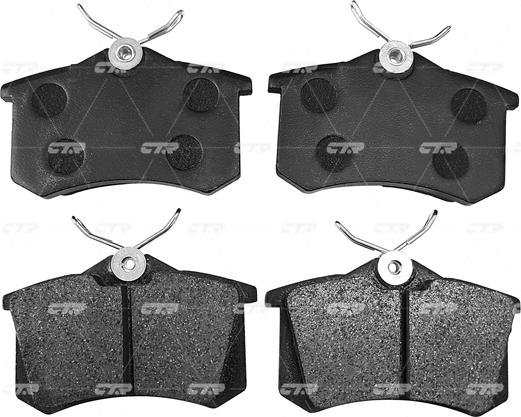 CTR GK0984 - Brake Pad Set, disc brake autospares.lv