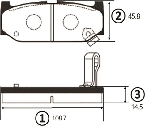 CTR GK0970 - Brake Pad Set, disc brake autospares.lv