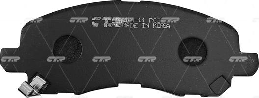 CTR GK0579 - Brake Pad Set, disc brake autospares.lv