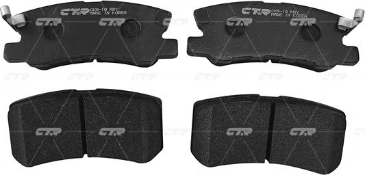 CTR GK0578 - Brake Pad Set, disc brake autospares.lv