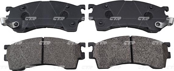 CTR GK0649 - Brake Pad Set, disc brake autospares.lv