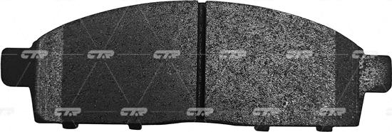 CTR GK0639 - Brake Pad Set, disc brake autospares.lv