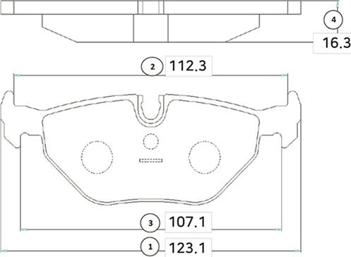 CTR GK0002 - Brake Pad Set, disc brake autospares.lv