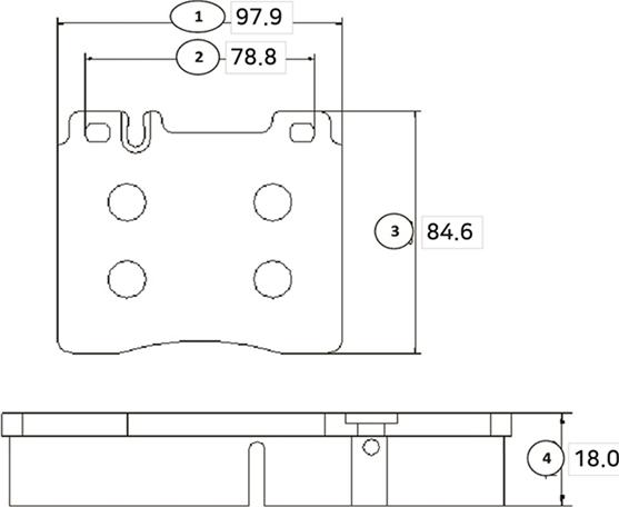 CTR GK0029 - Brake Pad Set, disc brake autospares.lv