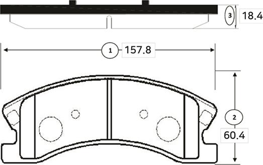 CTR GK0103 - Brake Pad Set, disc brake autospares.lv