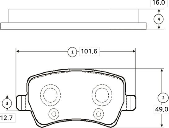 CTR GK0173 - Brake Pad Set, disc brake autospares.lv