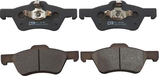 CTR GK0204 - Brake Pad Set, disc brake autospares.lv