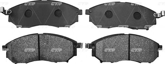 CTR GK0727 - Brake Pad Set, disc brake autospares.lv