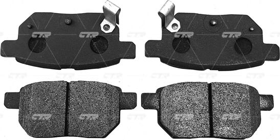 CTR GK1066 - Brake Pad Set, disc brake autospares.lv